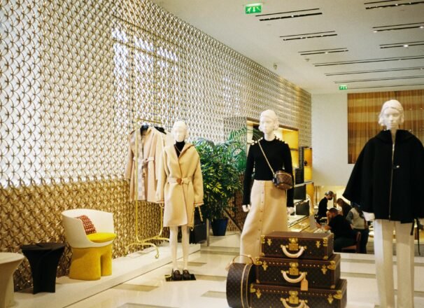 ashion-inspired interior design showing luxury textiles and patterns