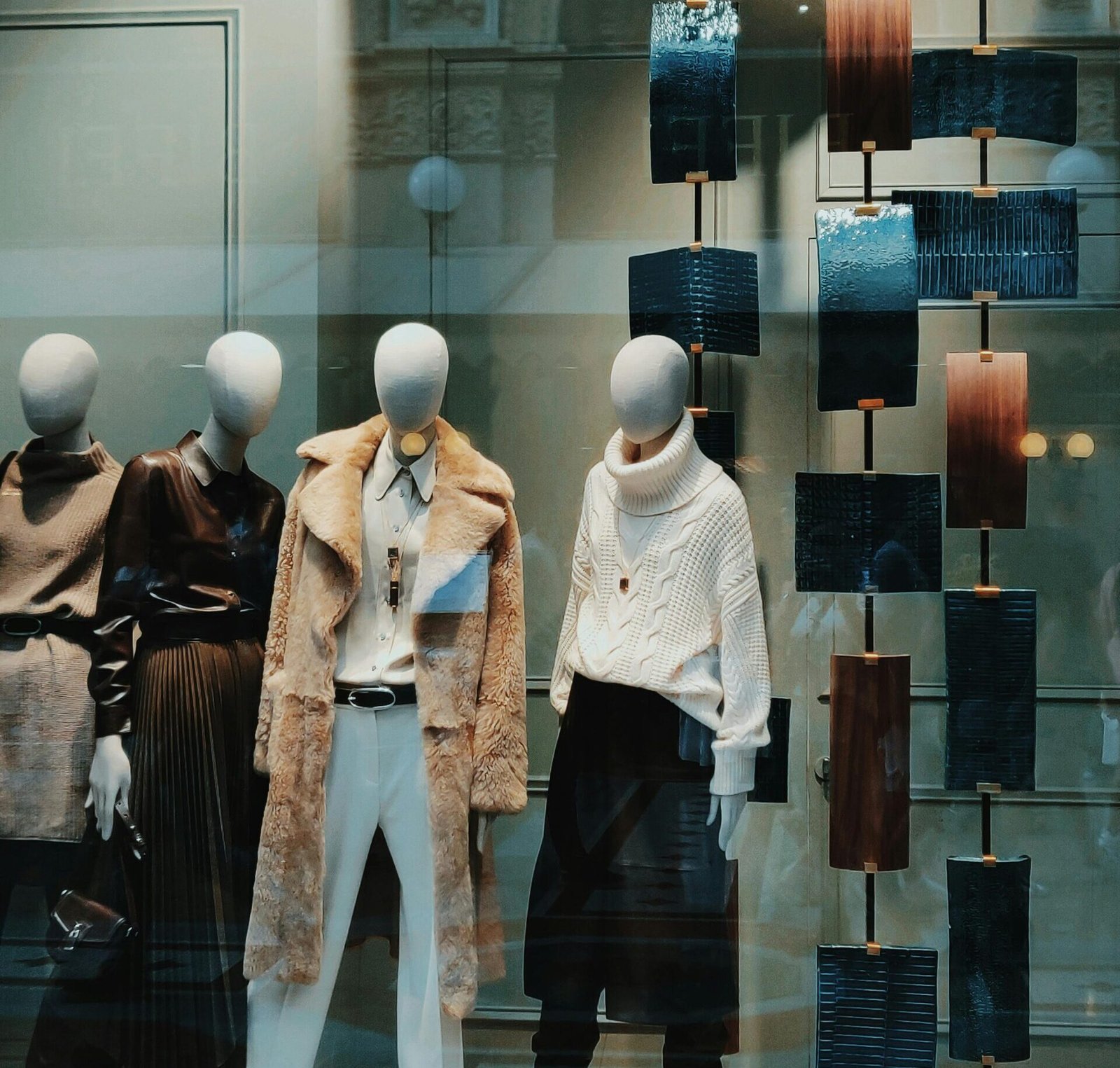 Visual merchandising fashion retail window display