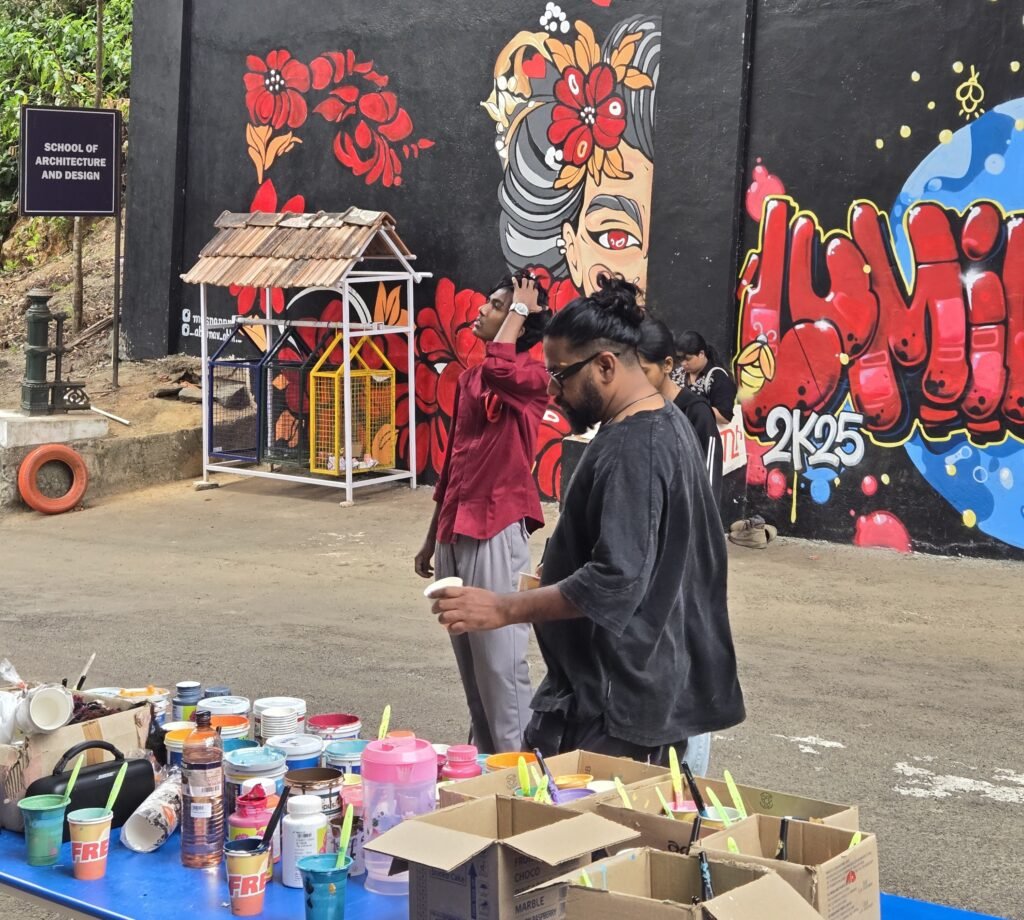 Students enjoying workshops at AUDACIA 2026 in Vagamon